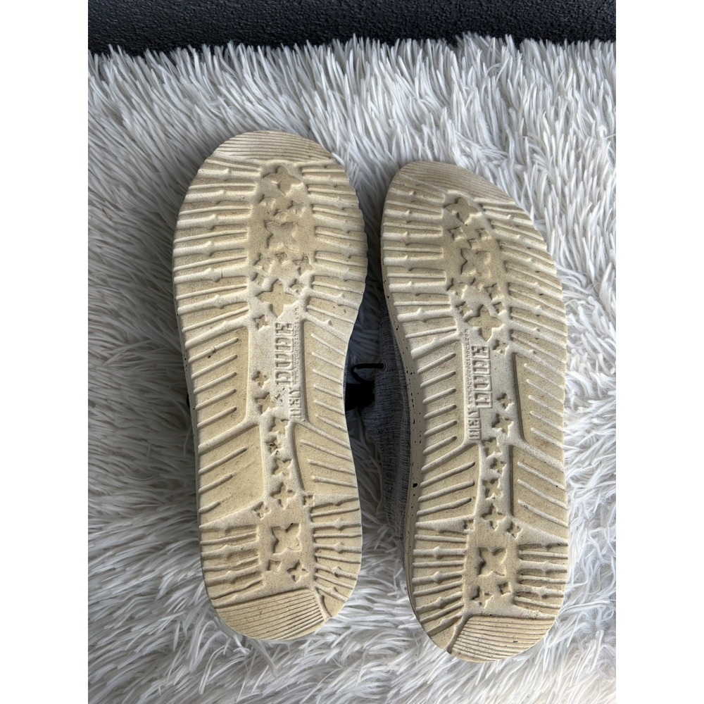 Hey Dude Wendy Shoes Womens Size 8 Chambray White Blue Slip On Comfort Loafers - Picture 10 of 11
